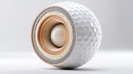 Golf Ball Cross Section
