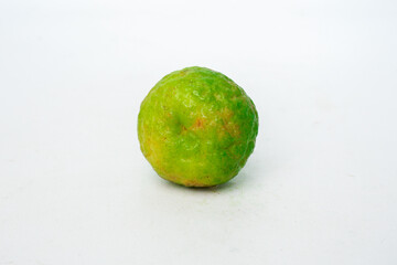 Fresh Green Lime Isolated on White Background