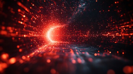 Obraz premium Deep red black visual backdrop constructed for immersive visual experiences Ideal