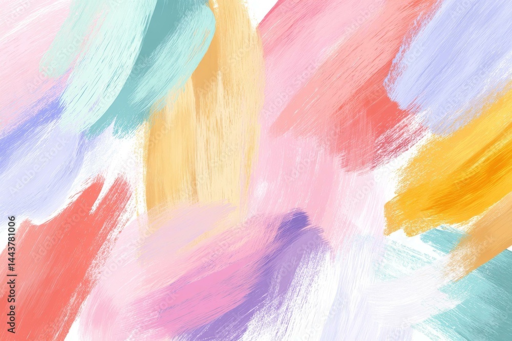 Poster abstract background with colorful brush strokes creating a vibrant and artistic composition perfect 
