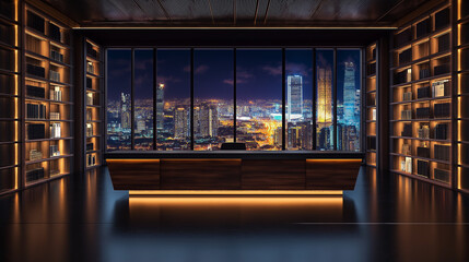 Interior of the church.Al generated art illustration.