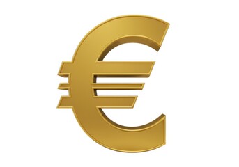 Euro currency symbol golden finance investment wealth money economy
