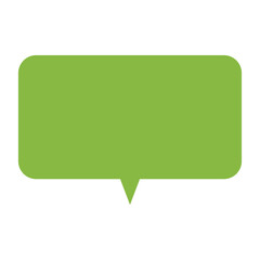 Fototapeta premium 角丸吹き出し 黄緑