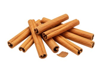 Cinnamon sticks spice aroma cooking baking ingredient food isolated