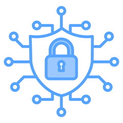 Fototapeta premium Cyber Security icon 