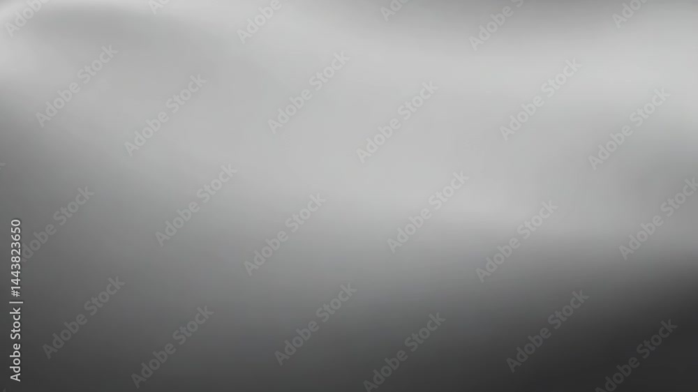 Poster ethereal monochrome gradient backdrop with continuous motion in 4k footage