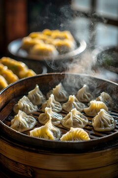 Rich dumplings in the steamer