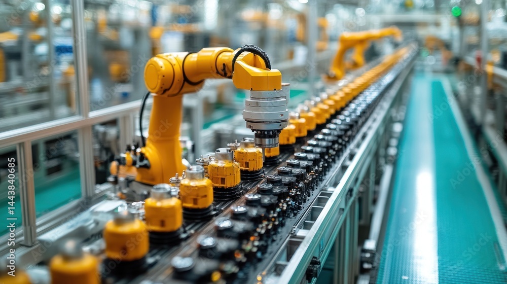Aufkleber automated assembly line: robotics in modern manufacturing