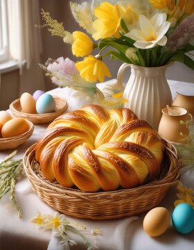 Hefezopf zum Osterbrunch