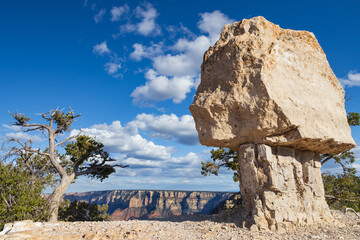 View of hoodoo at Shoshone Point at Grand Canyon National Park, Arizona