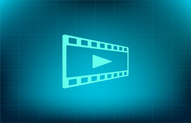 Vector illustration on a blue checkered background.