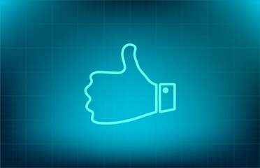 Vector illustration on a blue checkered background.