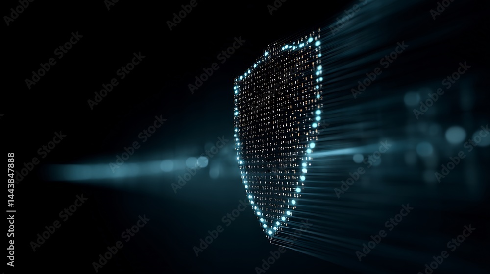Poster data security shield: a digital fortress protecting information assets