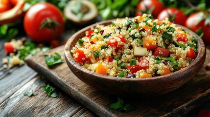 Delicious Quinoa Salad with Roasted Vegetables Recipe