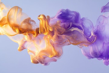 Obraz premium Abstract liquid colors in motion creating a dynamic art.
