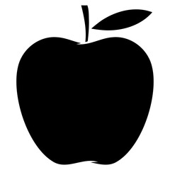 vector icon of an apple