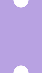 Lavender Ticket with Perforated Rounded Edges