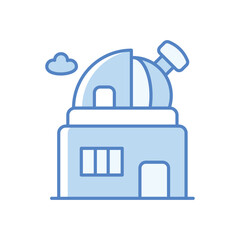 Observatory Icon vector stock illustration