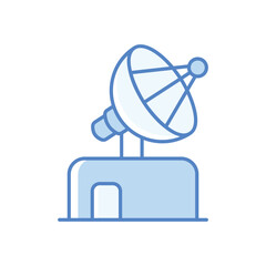 Satellite Dish Icon vector stock illustration