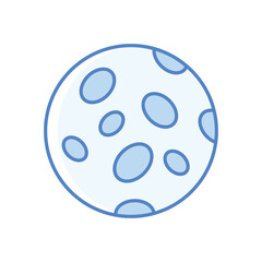 Moon Icon vector stock illustration