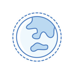 Ozone Layer Icon vector stock illustration