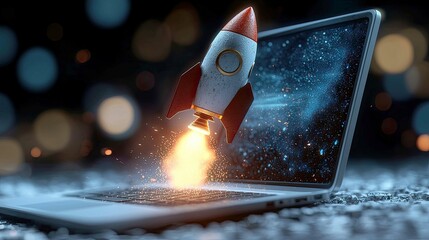 Rocket Launching from Laptop: Innovation and Technology
