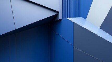 Obraz premium Abstract Modern Building Facade Design