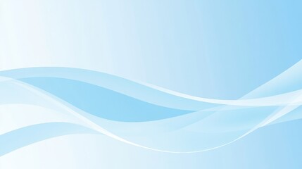 Fototapeta premium Abstract Light Blue Wave Background Design