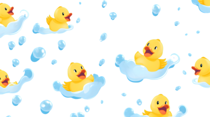 Cheerful and vibrant cartoon seamless pattern with yellow runes for designs