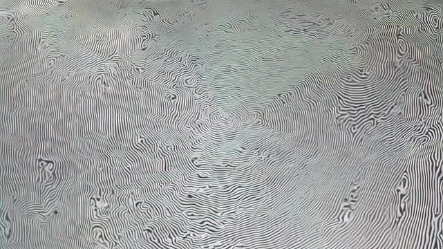 2D Simple Animated Damascus Steel Texture - Abstract 4K Motion Background