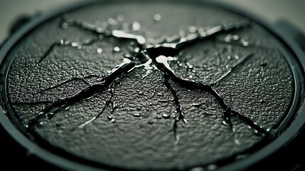 Cracked Watch Face