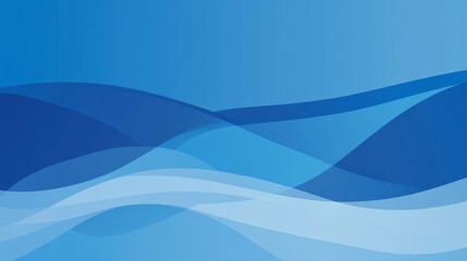 Obraz premium Abstract Blue Wave Background Design