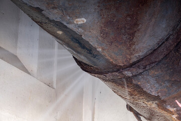 galvanized water pipe is decay