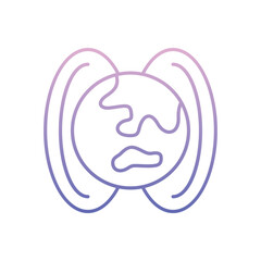 Magnetic Field Icon vector stock illustration