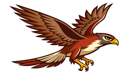 eagle with red ribbon