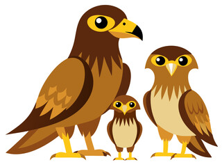 vector illustration of an eagle