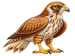 eagle on a white