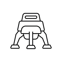 Lander Icon vector stock illustration
