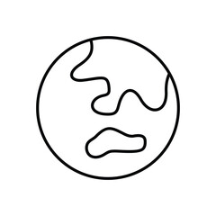Earth Icon vector stock illustration
