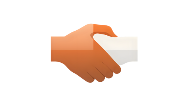 Professional Vector No Handshake Flat Icon Usage in Pictogram Styles