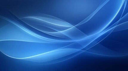 Fototapeta premium Abstract Blue Wave Design Graphic