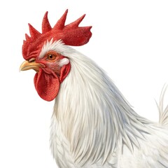 rooster isolated on white background