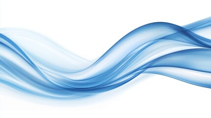 Obraz premium Abstract Blue Wave Background Design