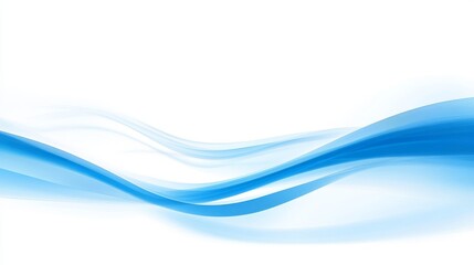 Obraz premium Abstract Blue Wave Background Design