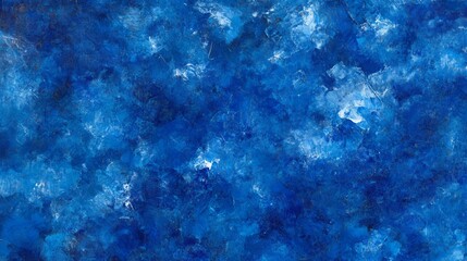 Obraz premium Stunning Abstract Blue Painting