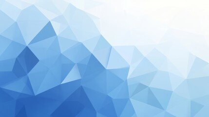 Fototapeta premium Abstract Blue Polygonal Background Design