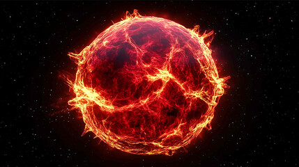 Obraz premium supernova space giltter particle glow on dark background