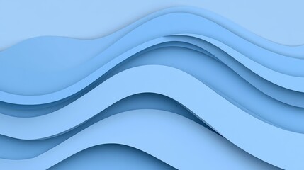 Obraz premium Abstract Blue Wave Background Design