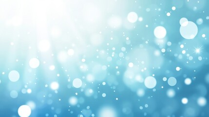 Obraz premium Beautiful Light Blue Bokeh Background