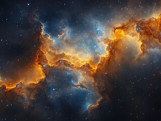 Fototapeta premium Cosmic Nebula Space Stars Galaxy